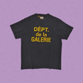Gallery Dept. DÉPT. de la GALERIE Short Sleeve T-Shirt - Black/Yellow