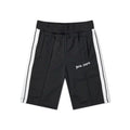 Palm Angels Classic Track Shorts - Black/White
