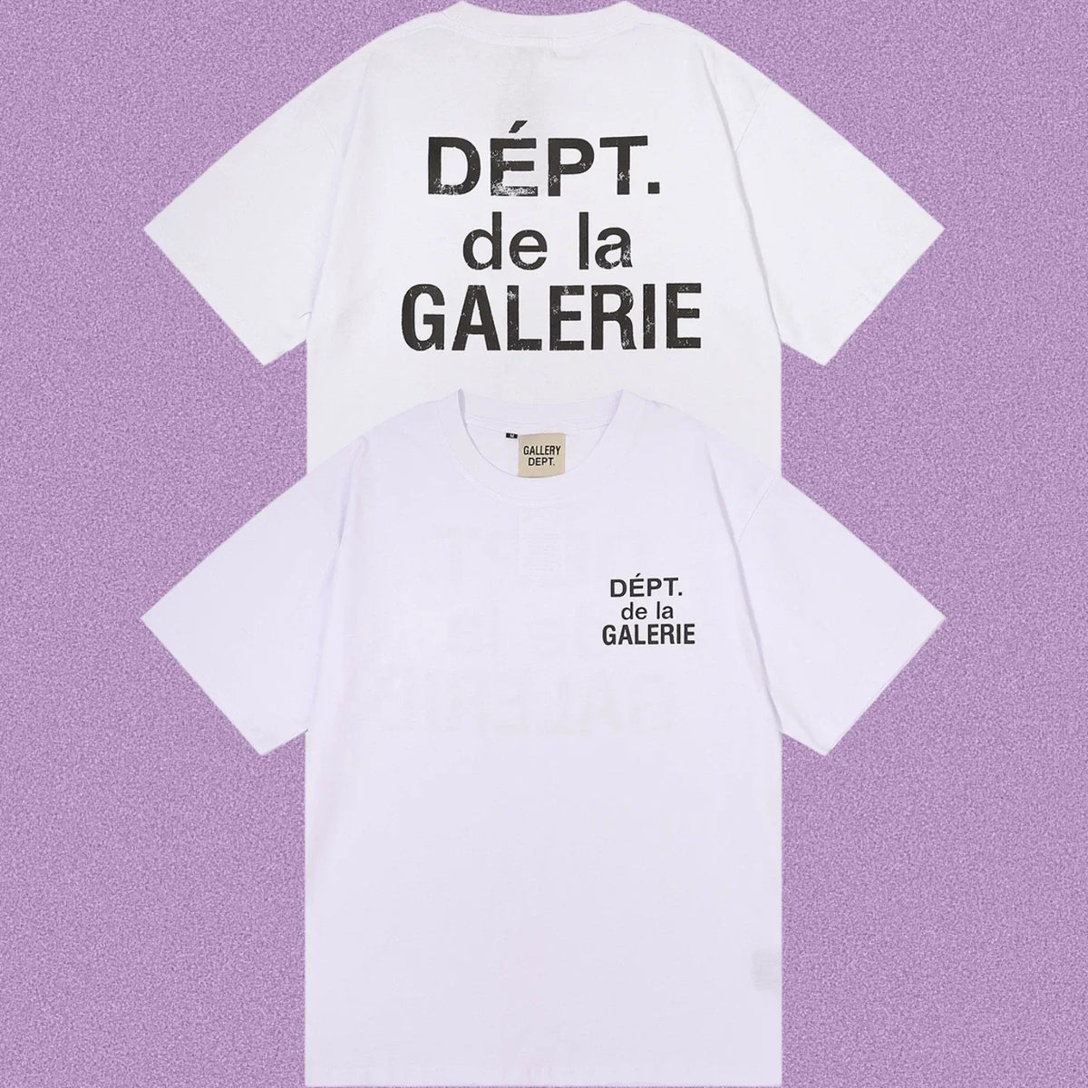 Gallery Dept. DÉPT. de la GALERIE Short Sleeve T-Shirt - White/Black