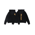 Palm Angels Burning Palm Tree & Flame Logo Hoodie - Black