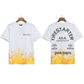 Palm Angels Firestarter Flame Graphic T-Shirt - White