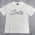 Corteiz Monochrome Star-Logo Graphic Tee - White & Black Streetwear T-Shirt