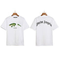 Palm Angels Alligator Graphic T-Shirt - White